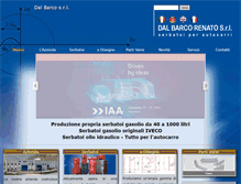 Tablet Screenshot of dalbarcoserbatoi.com